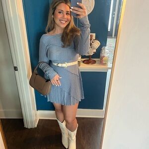 Cute and Comfy Blue Dress